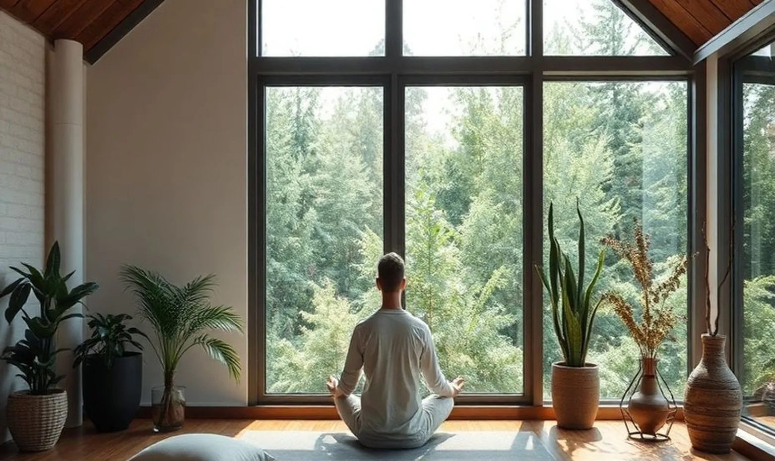 serene entrepreneur meditation space